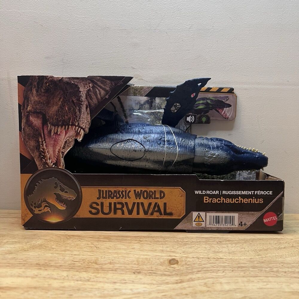 Jurassic World Wild Roar Brachauchenius Dinosaur Figure NEW Mattel